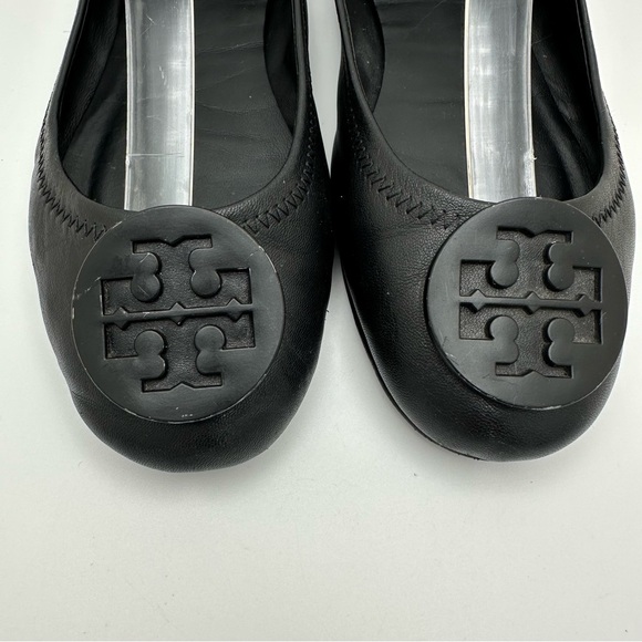 Tory Burch Women Shoes Mini Travel Ballet Flats 6.5 Blk 511558251 Preppy resort - Picture 5 of 14